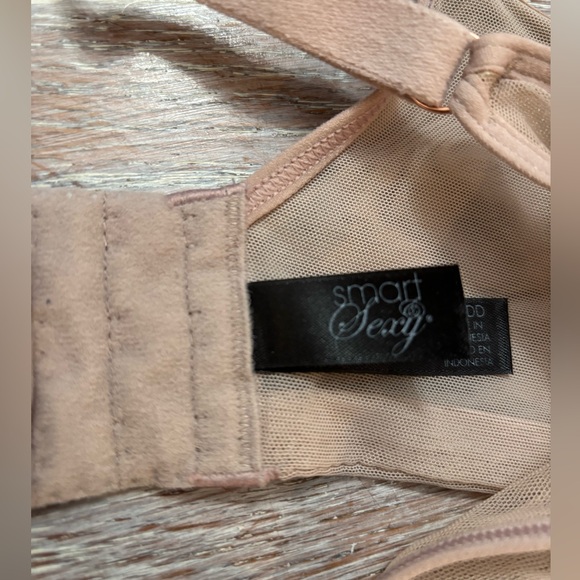 🌿🦋 Smart & Sexy Full Figure Sheer Mesh Demi Underwire Bra • 34DDD - Picture 8 of 13